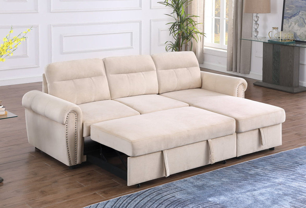Ashton - Reversible Sleeper Sectional Sofa Chaise
