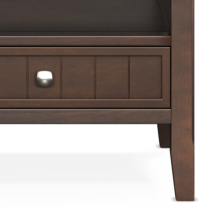 Acadian - Coffee Table with Drawer - Brunette Brown