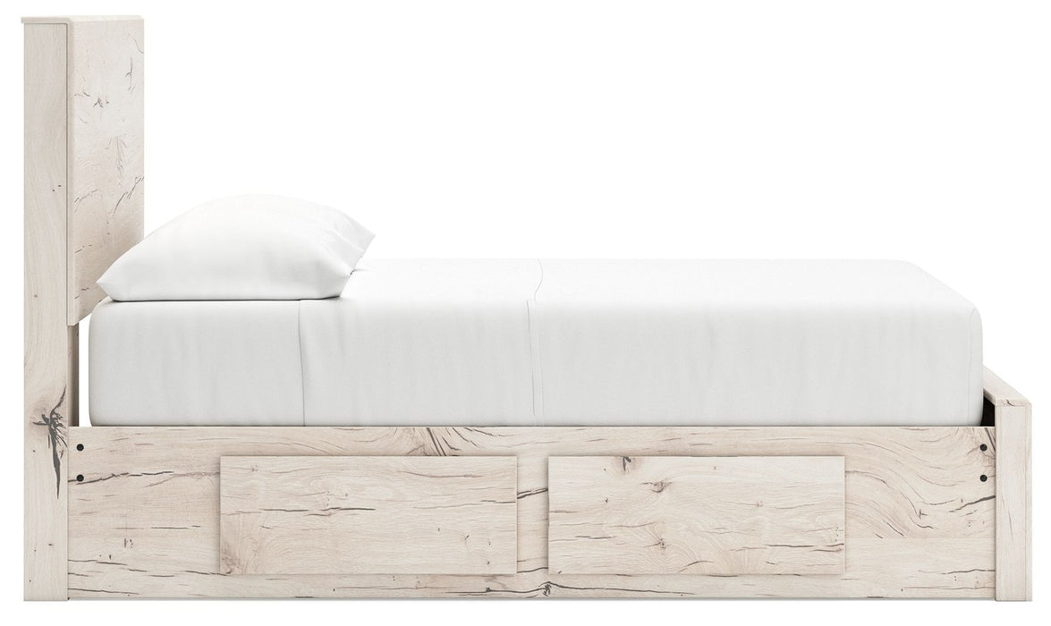 Lawroy - Panel Bed With Storage