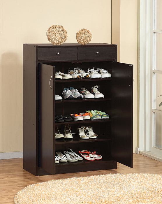 Shoe Storage Cabinet With Fives Shelves