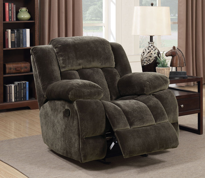 SADHBH - Glider Recliner - Dark Brown