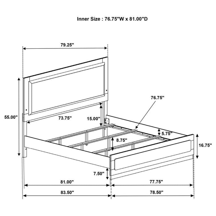 Caraway - Bedroom Set With LED Headboard