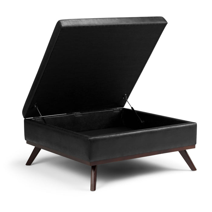 Owen - Square Coffee Table Storage Ottoman