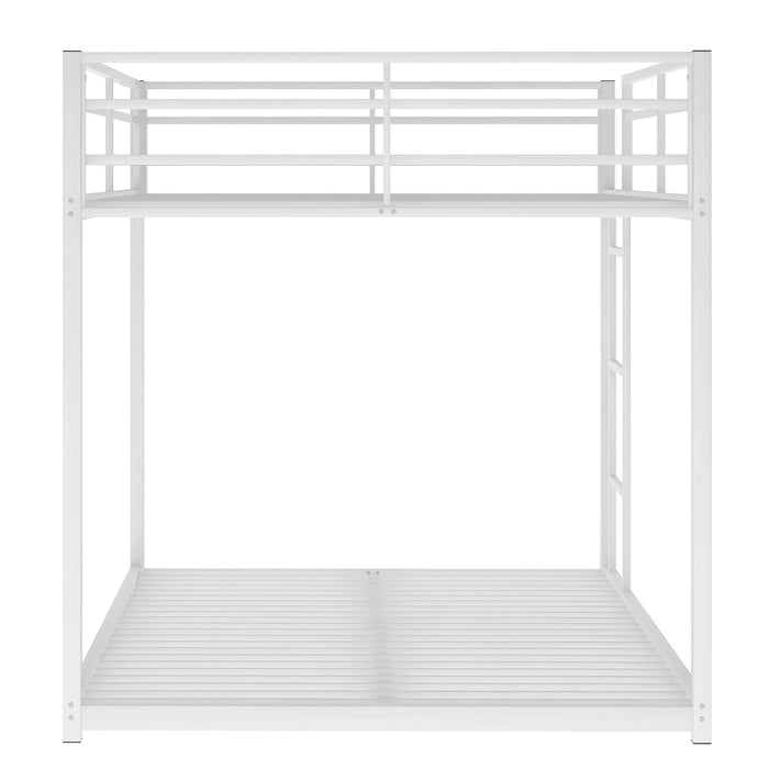 Metal Bunk Bed, Low Bunk Bed With Ladder