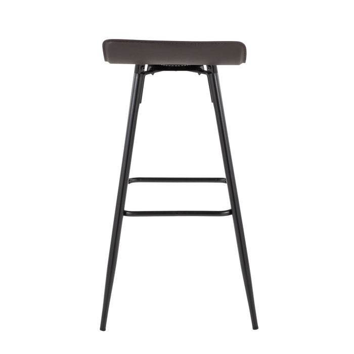 Ale - Contemporary Fixed-Height Bar Stool (Set of 2)