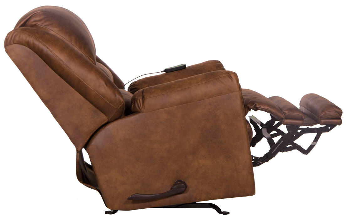 Hayden - Chaise Rocker Recliner With Heat / Massage & Oversize Xtra Comfort Footrest