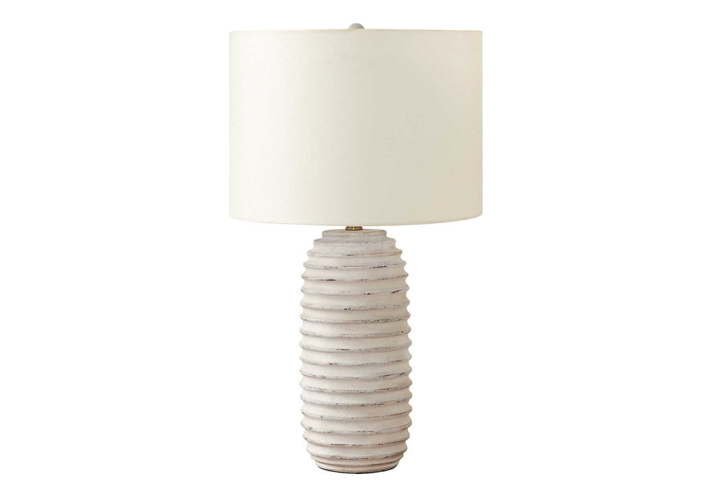 Lighting, Table Lamp, Resin, Transitional - Cream