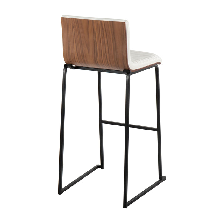 Mason Mara - Contemporary, Fixed Height Barstool (Set of 2)