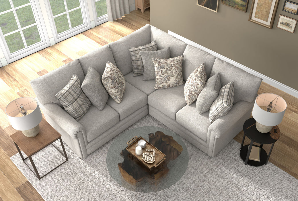 Livingston - Sectional With Comfort Coil Seating And Accent Pillows