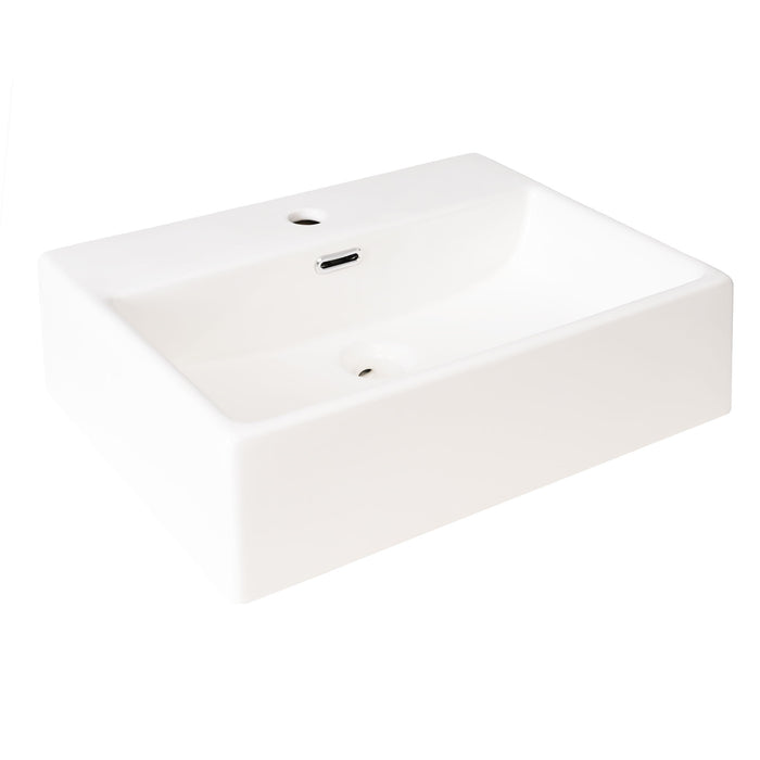 Bathroom Vanity With Ceramic Sink And Ample Storage, Ideal For Small Bathrooms