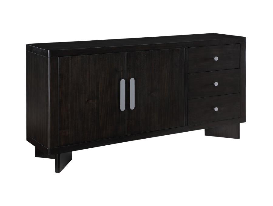 Hathaway - 3 Drawer Dining Buffet Sideboard - Acacia Brown