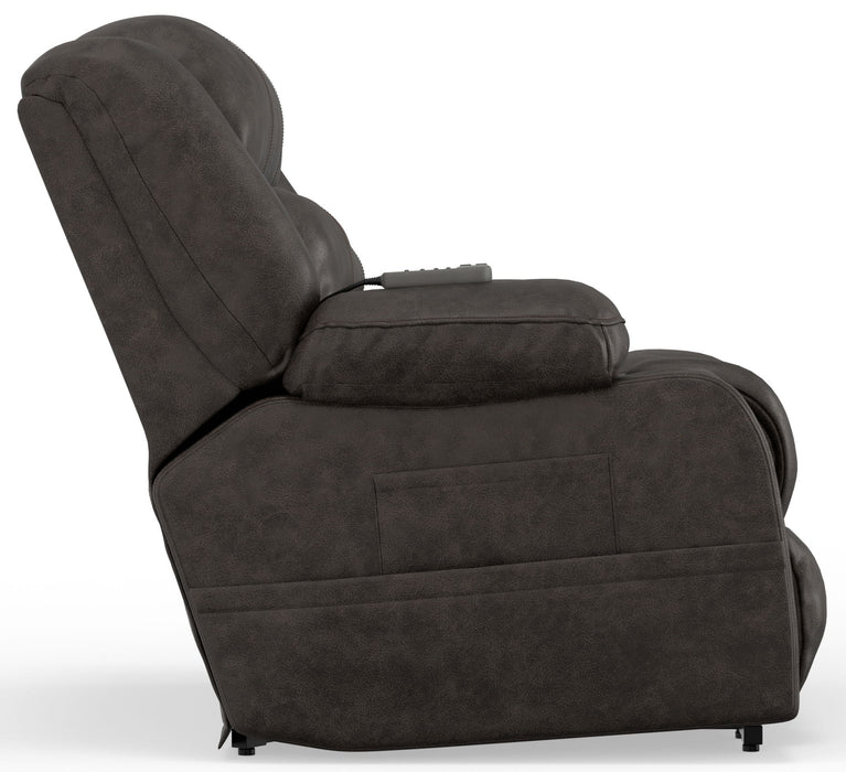 Tucker - Power Lift Recliner With Heat & Massage - Steel