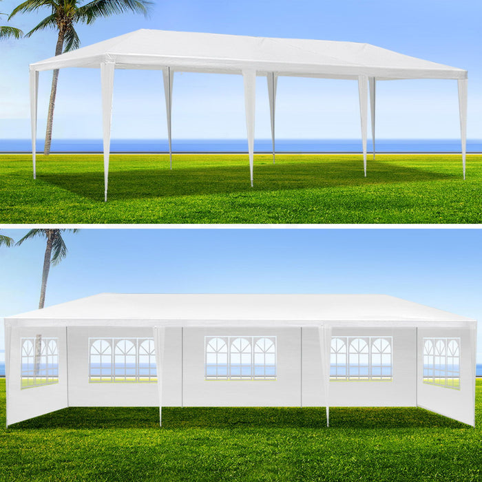 10X30' Wedding Party Canopy Tent Outdoor Gazebo With Removable Sidewalls