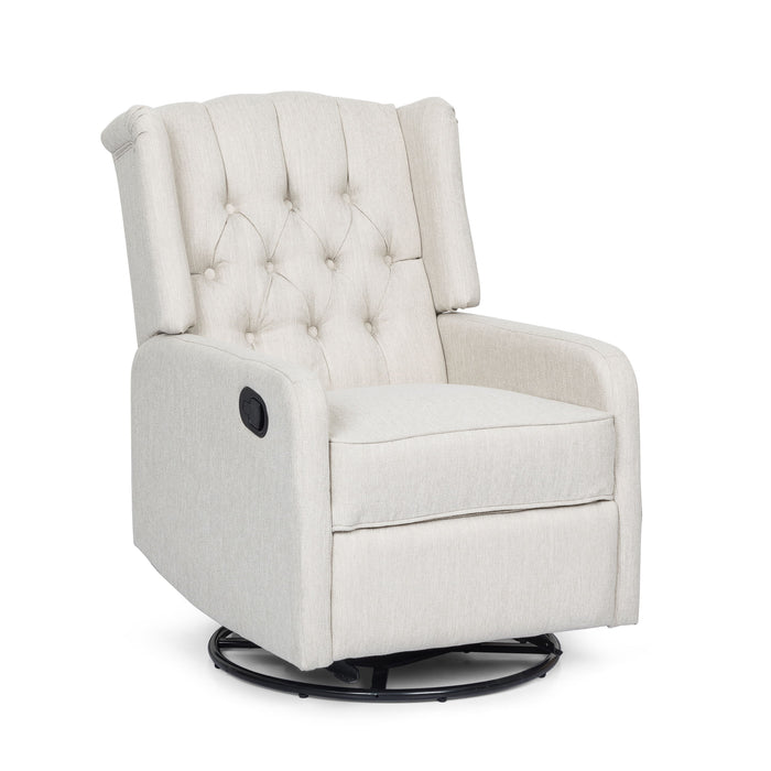 Classic Design, Manual Recliner Chair With 360 Degree Swivel