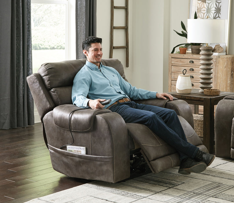 Serenity - Power Recliner With Power Adjustable Headrest And CR3 Heat / Massage / Lumbar