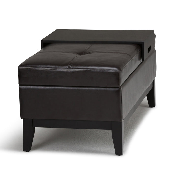 Oregon - Storage Ottoman Bench with Tray