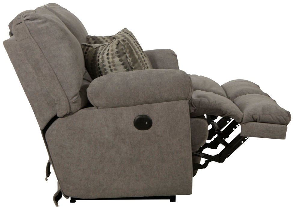 Sadler - Lay Flat Reclining Console Loveseat