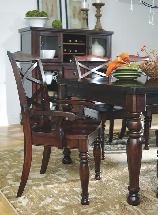 Porter - Rustic Brown - Rect Dining Room Ext Table