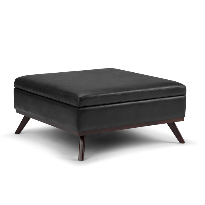 Owen - Square Coffee Table Storage Ottoman