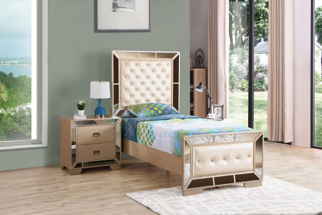 Hollywood Hills - G8100A-TB Twin  Bed - Pearl