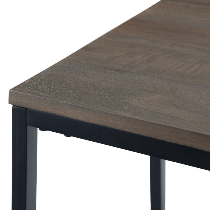 Ward - Wide C Side Table - Warm Grey