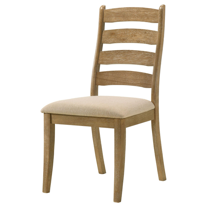 Danvers - Ladder Back Dining Side Chair (Set of 2) - Brown Oak