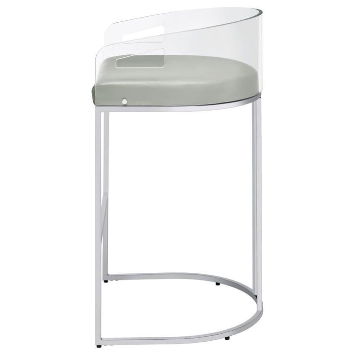 Thermosolis - Acrylic Back Stools (Set of 2)