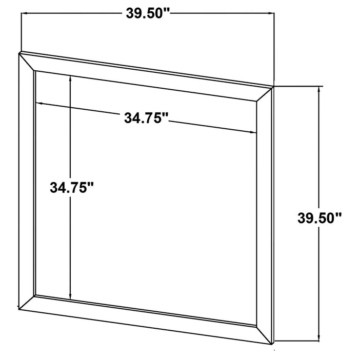 Kaywood - Dresser Mirror - Natural Pine