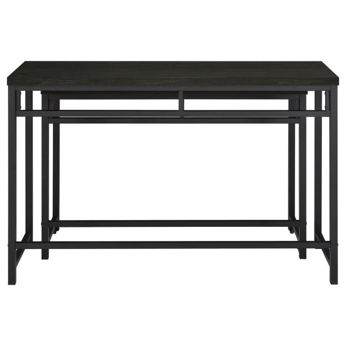 Hawes - 4 Piece Multipurpose Counter Height Table Set - Black