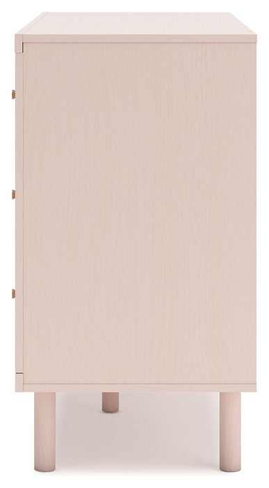 Wistenpine - Blush - Six Drawer Dresser