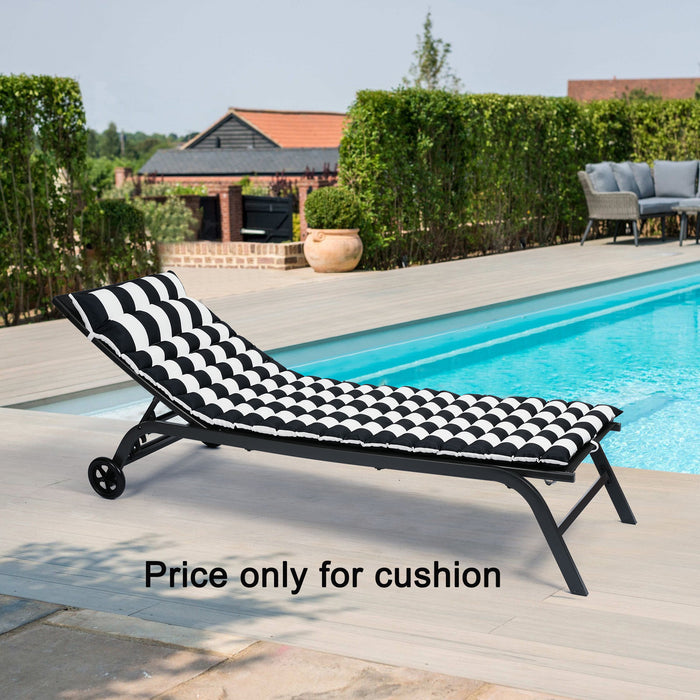 Outdoor Lounge Chair Cushion Replacement Patio Funiture Seat Cushion Chaise - Fabric