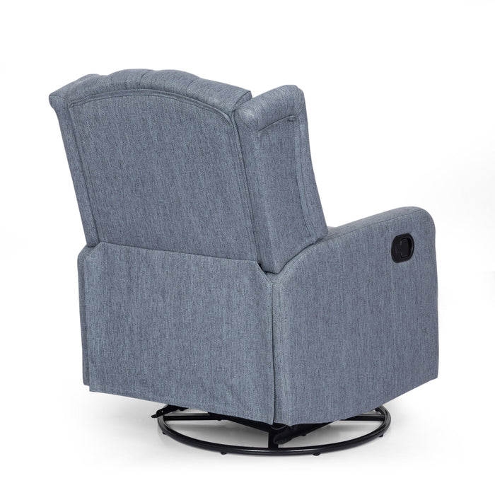 Classic Design, Manual Recliner Chair With 360 Degree Swivel