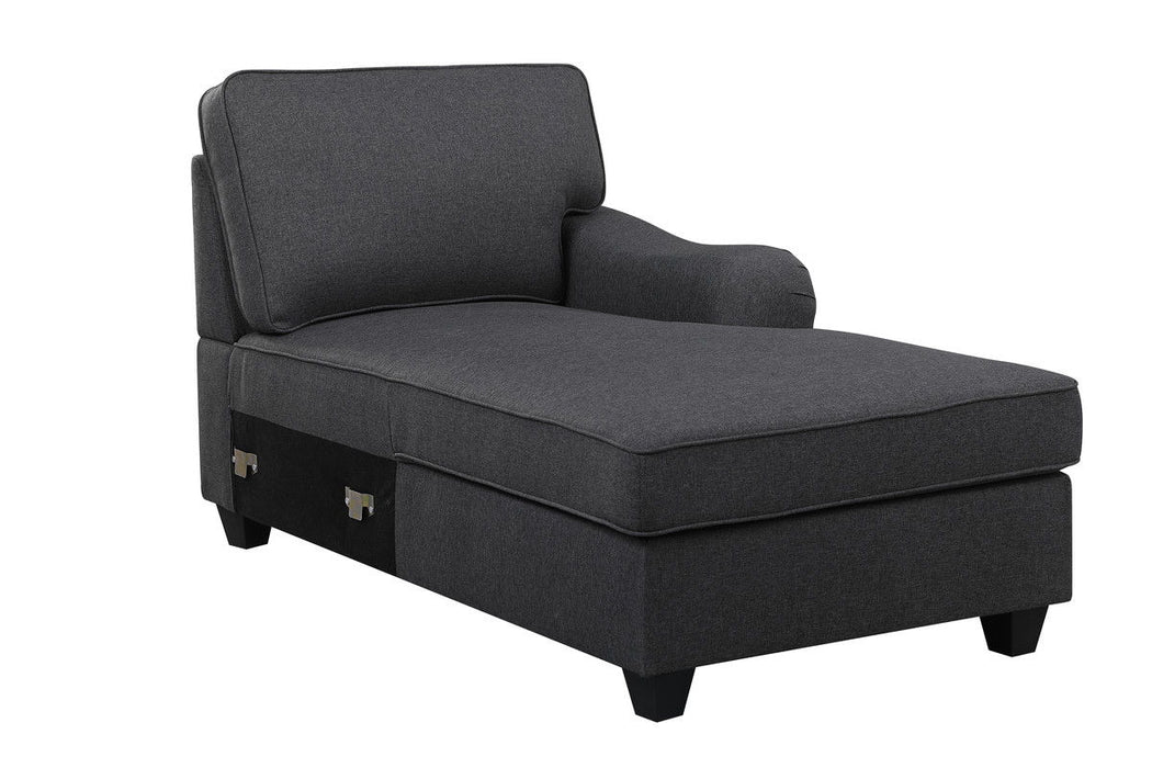 Leo - 3 Piece Sectional Sofa Chaise