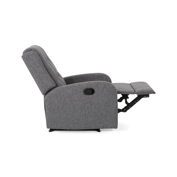 Manual Wide Standard Recliner - Charcoal