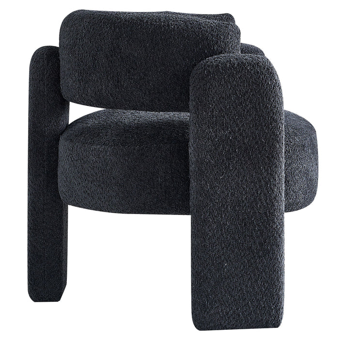 Boucle Upholstery Accent Chair