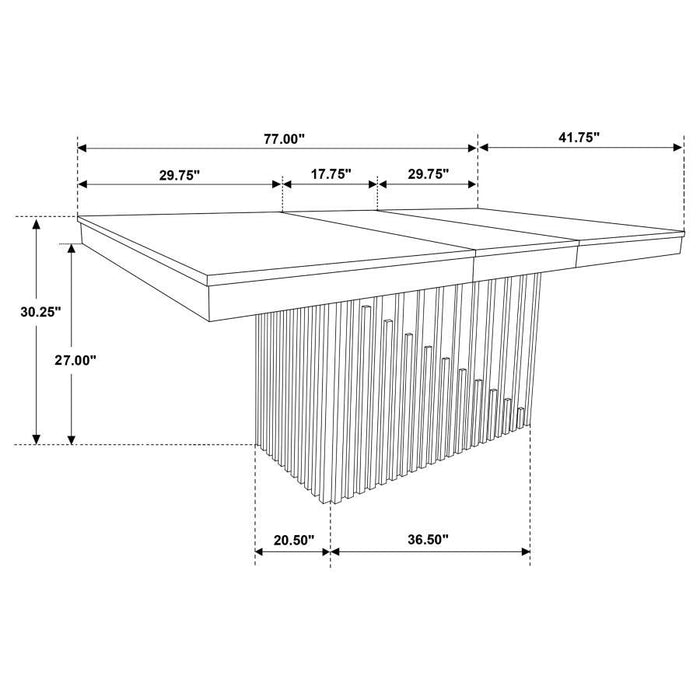 Briarwood - Rectangular Dining Set With Removable Extension Leaf