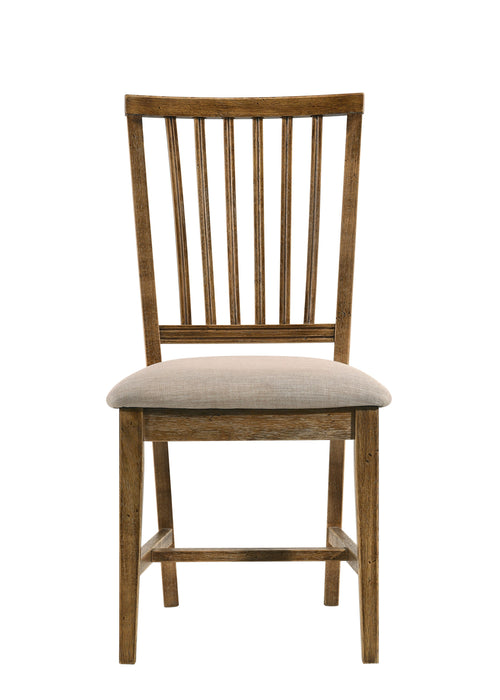 Wallace II - Side Chair (Set of 2) - Oak / Tan