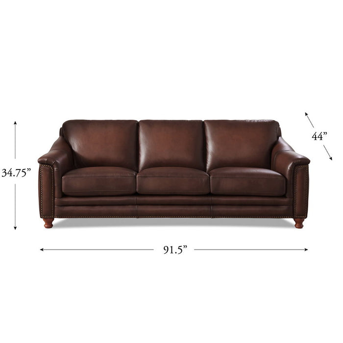 Belfast - Top Grain Leather Sofa Couch