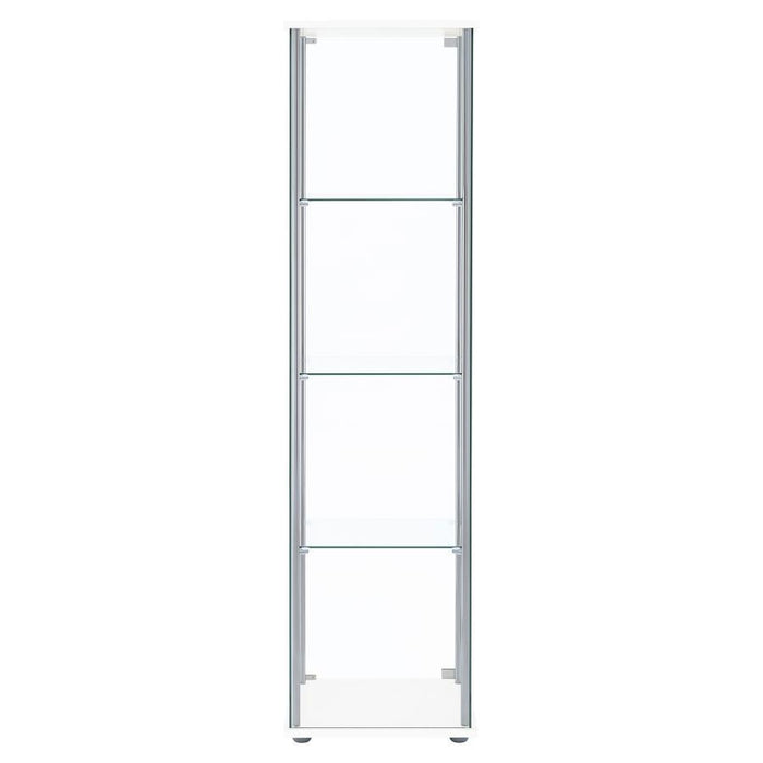 Bellatrix - 4-Shelf Clear Glass Curio Cabinet