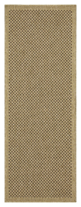 Earth - 2'7" X 7'3" Polypropylene Indoor, Outdoor Area Rug - Jute, Mocha