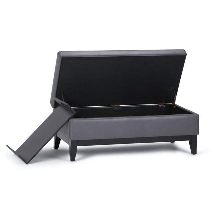 Oregon - Storage Ottoman Bench with Tray