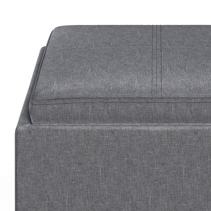 Rockwood - Cube Storage Ottoman with Tray