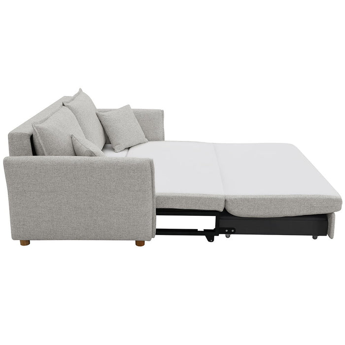 Oran - Sofa With Sleeper - Gray Chenille