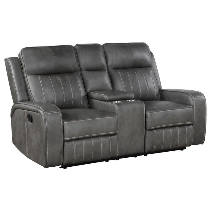 Raelynn - Upholstered Motion Reclining Sofa Set