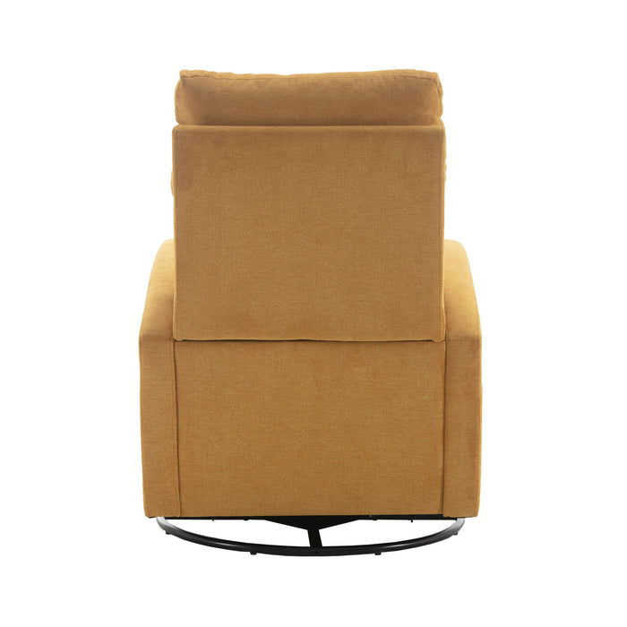 Jiada - Upholstered Swivel Glider Rocking Chair For Nursery Modern Style One Left Bag