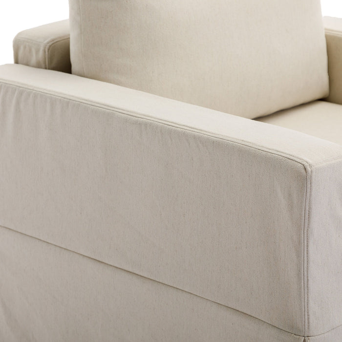 Single Seat Module Sofa Sectional Couch Seat Cushion And Back Cushion Removable And Washable