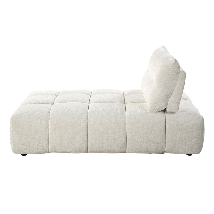 Loanna - Modular Chaise - White