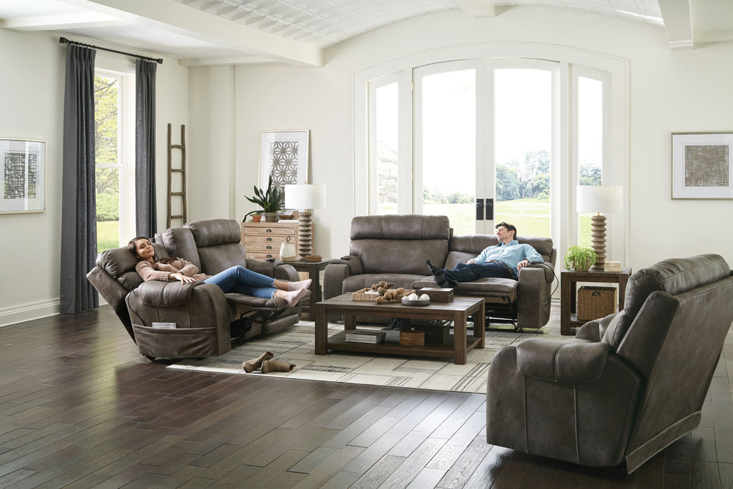 Serenity - Power Reclining Sofa With Power Adjustable Headrest And CR3 Heat / Massage / Lumbar