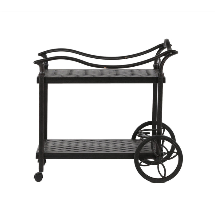 Tea Cart - Dark Lava Bronze