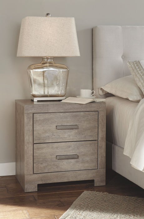 Culverbach - Gray - Two Drawer Night Stand